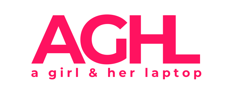 A Girl and Her Laptop